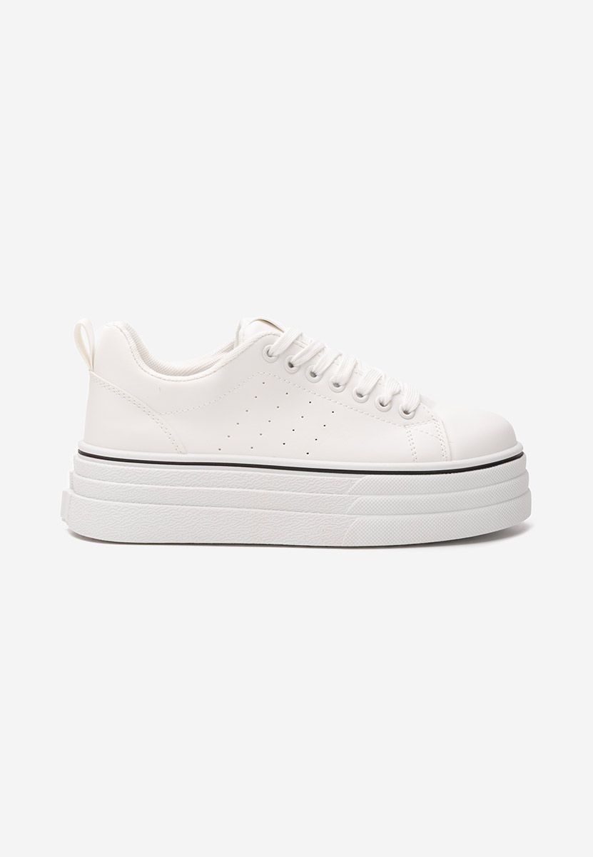 Sneakers con plateau Asalia bianchi