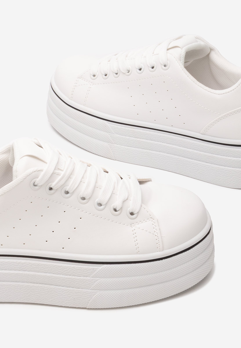 Sneakers con plateau Asalia bianchi
