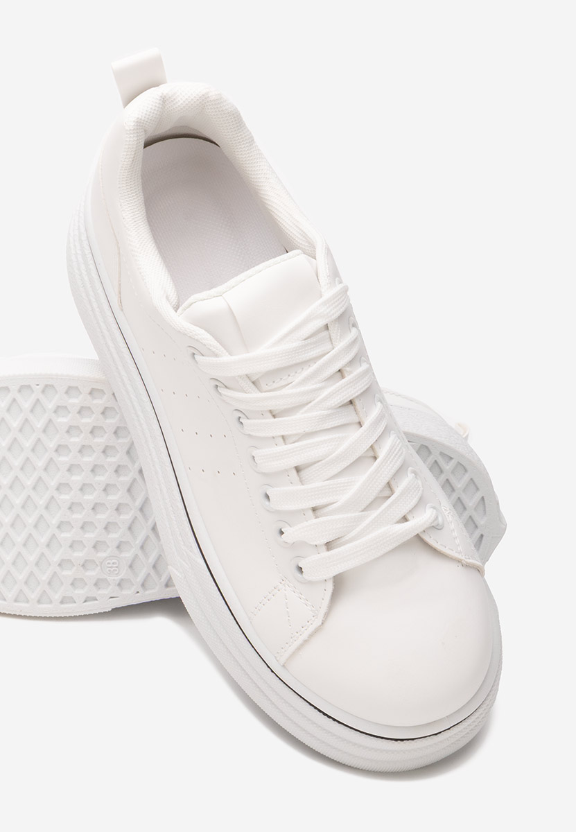 Sneakers con plateau Asalia bianchi