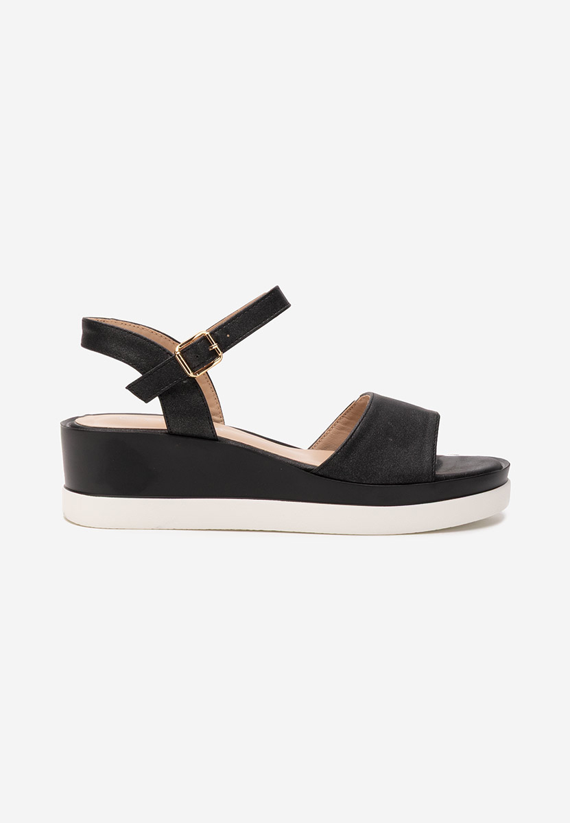 Sandali platform Aurola nero