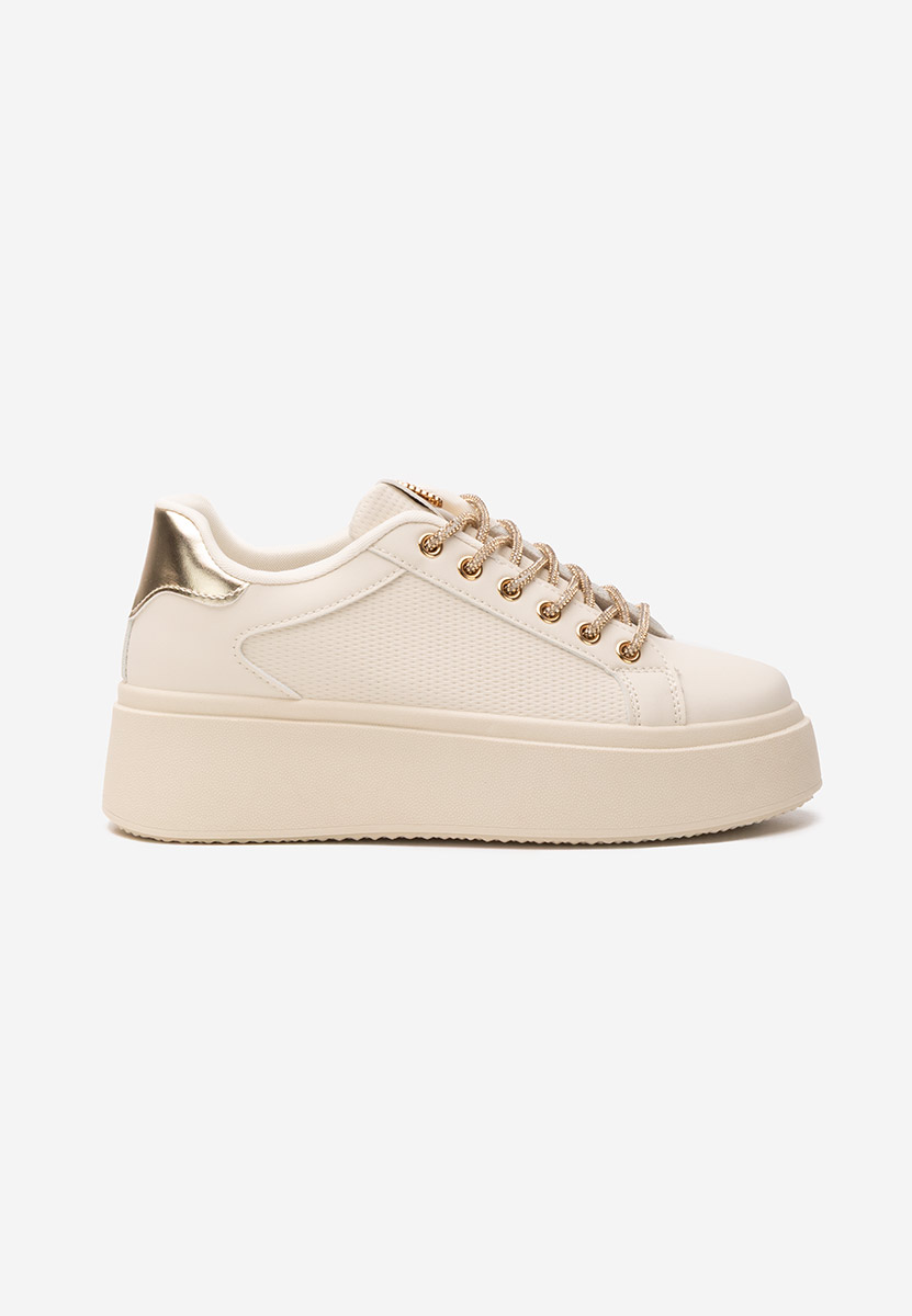 Sneakers con plateau Shauna beige