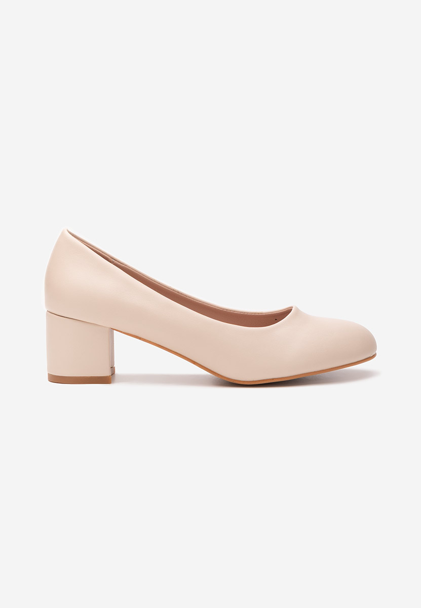 Décolleté tacco largo Darcela beige