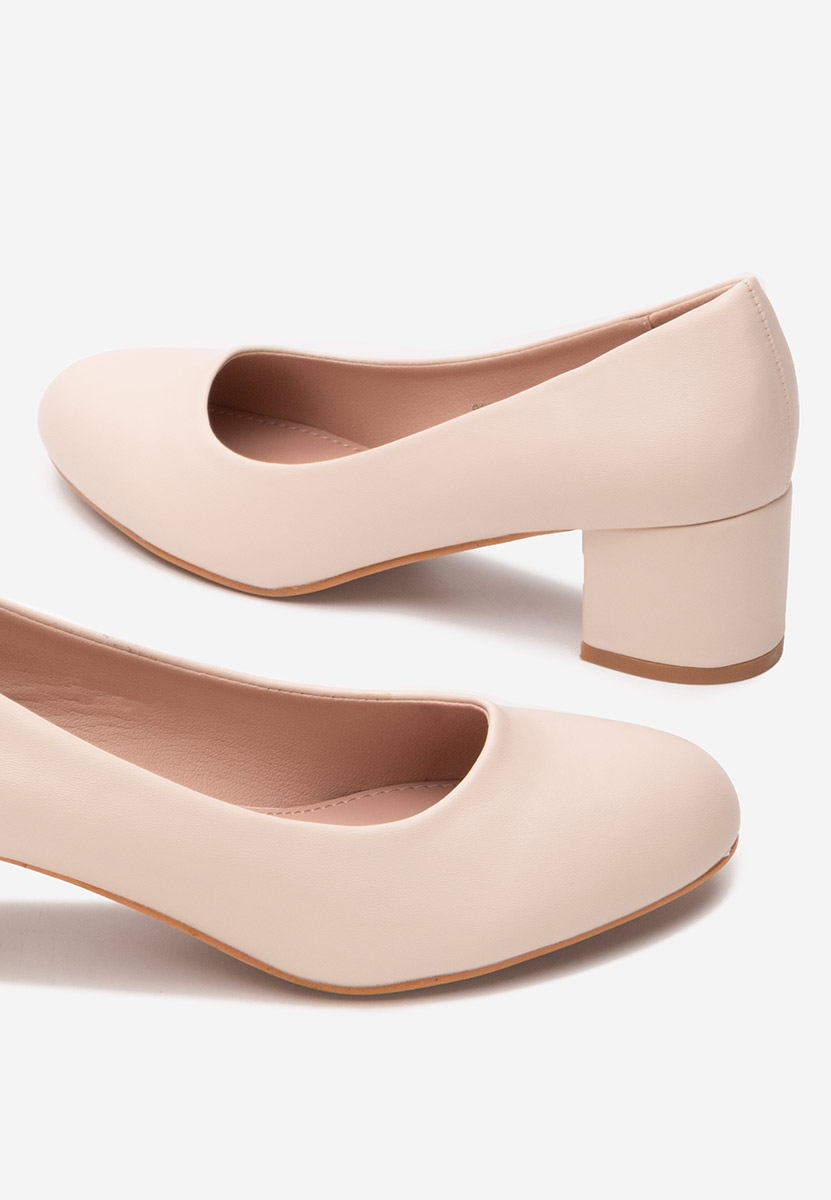 Décolleté tacco largo Darcela beige