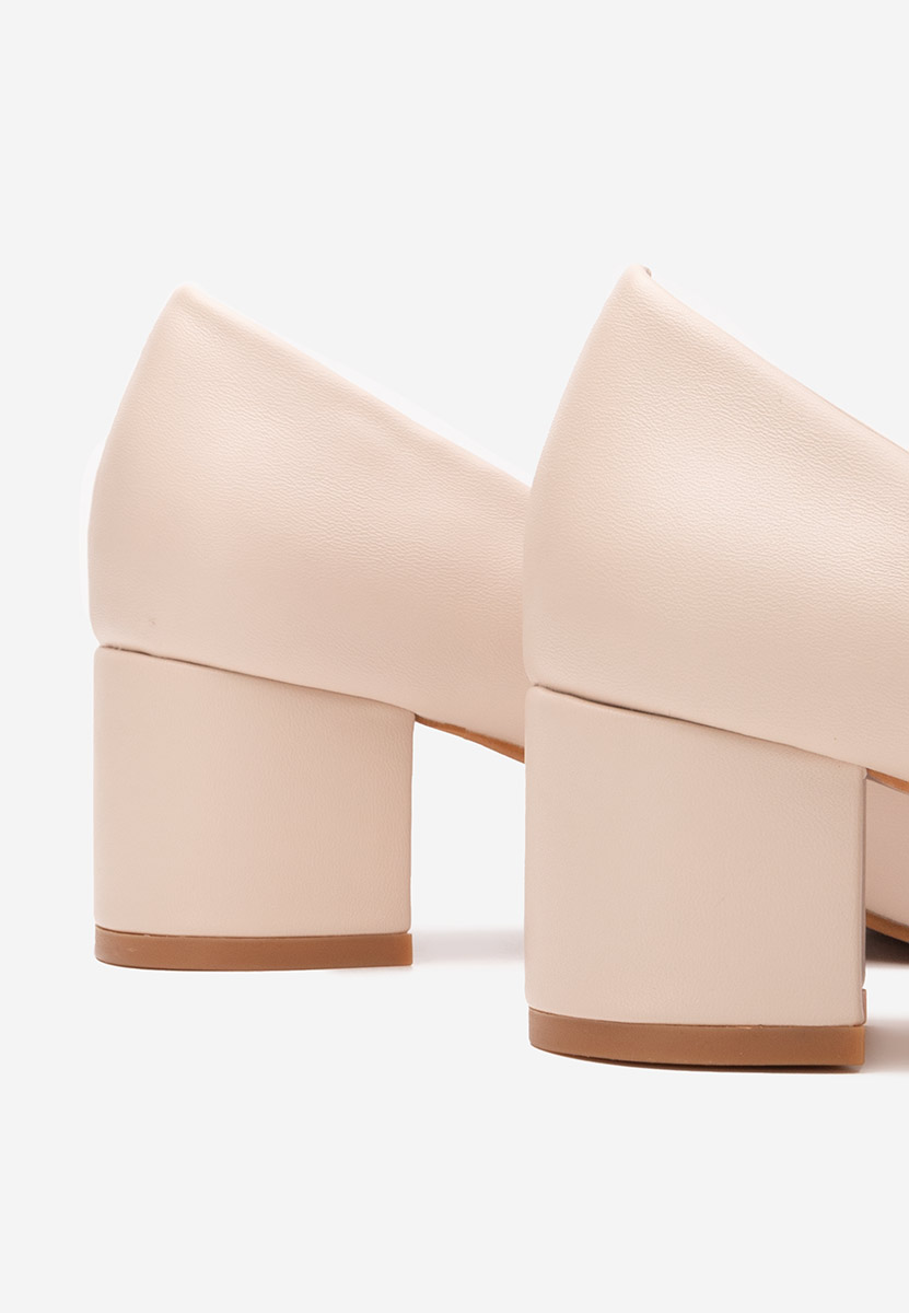 Décolleté tacco largo Darcela beige