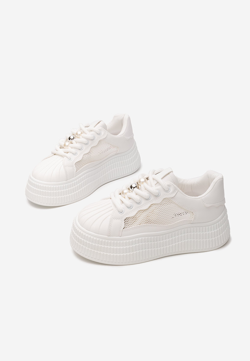 Sneakers con plateau Particia bianchi