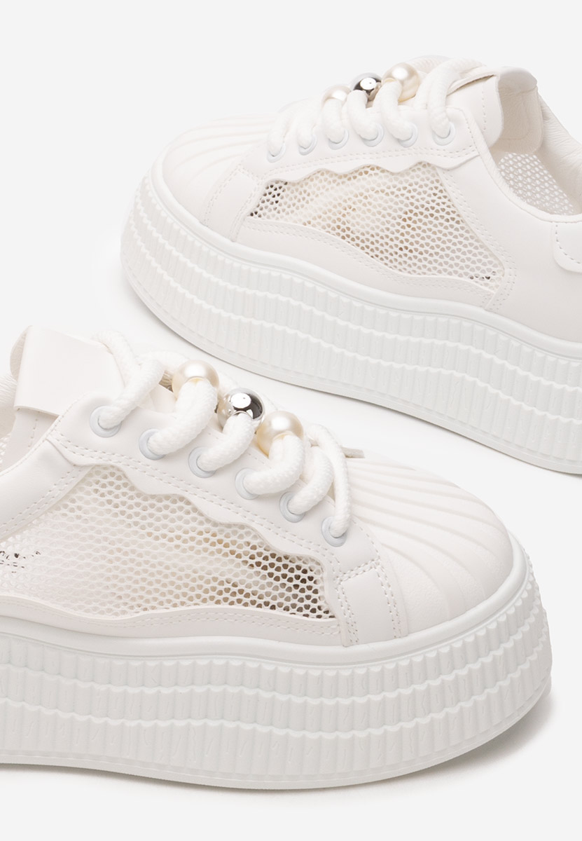 Sneakers con plateau Particia bianchi