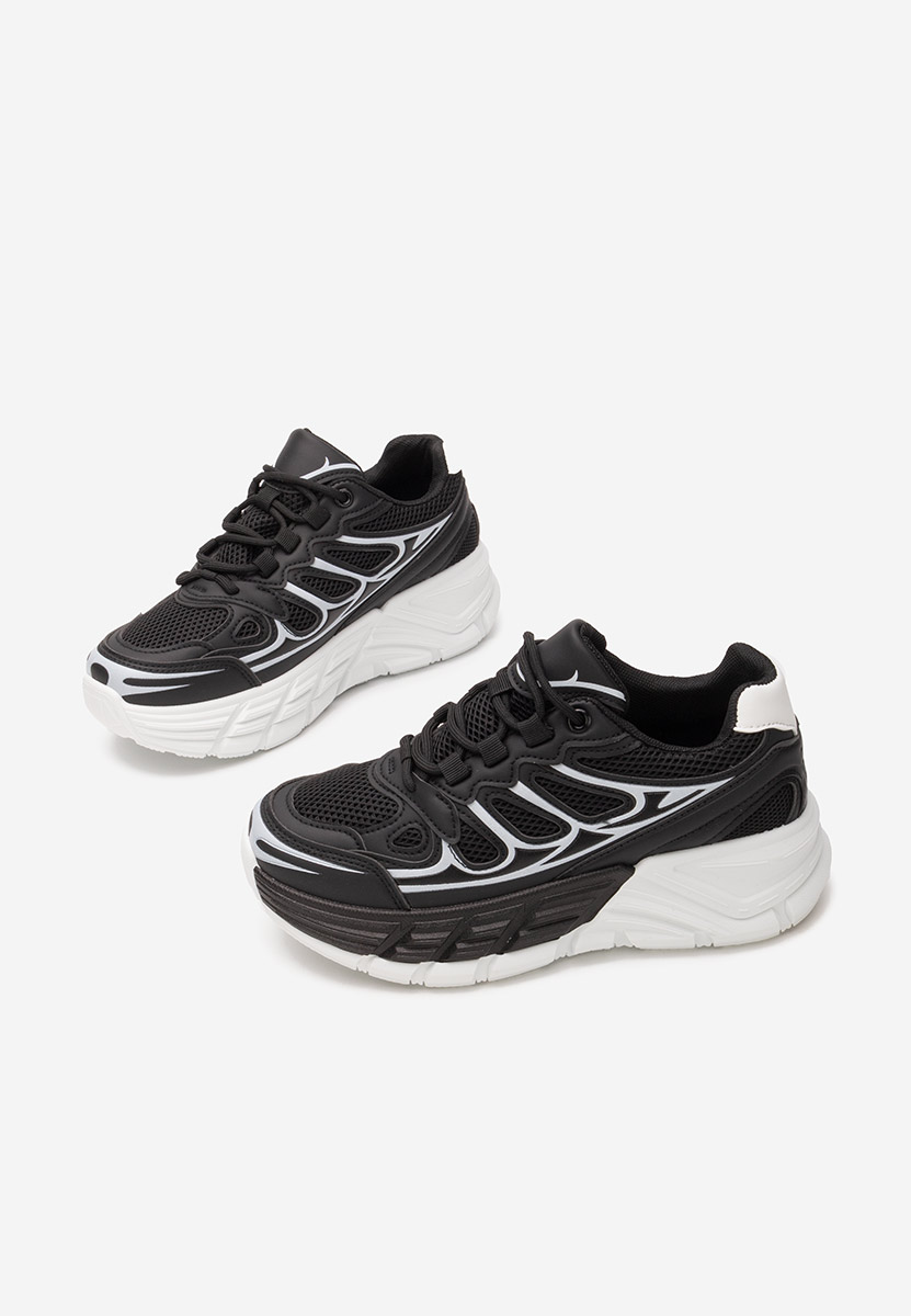 Sneakers con zeppa Amberly nero