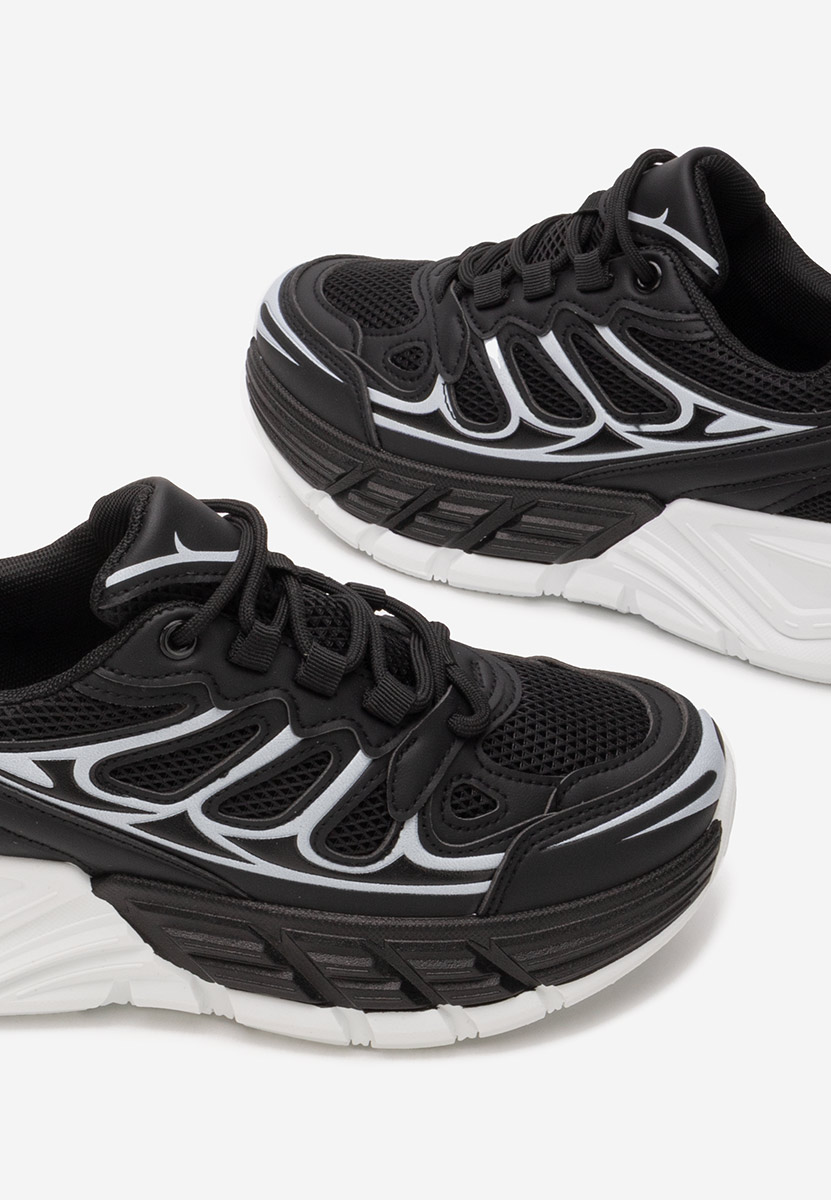 Sneakers con zeppa Amberly nero