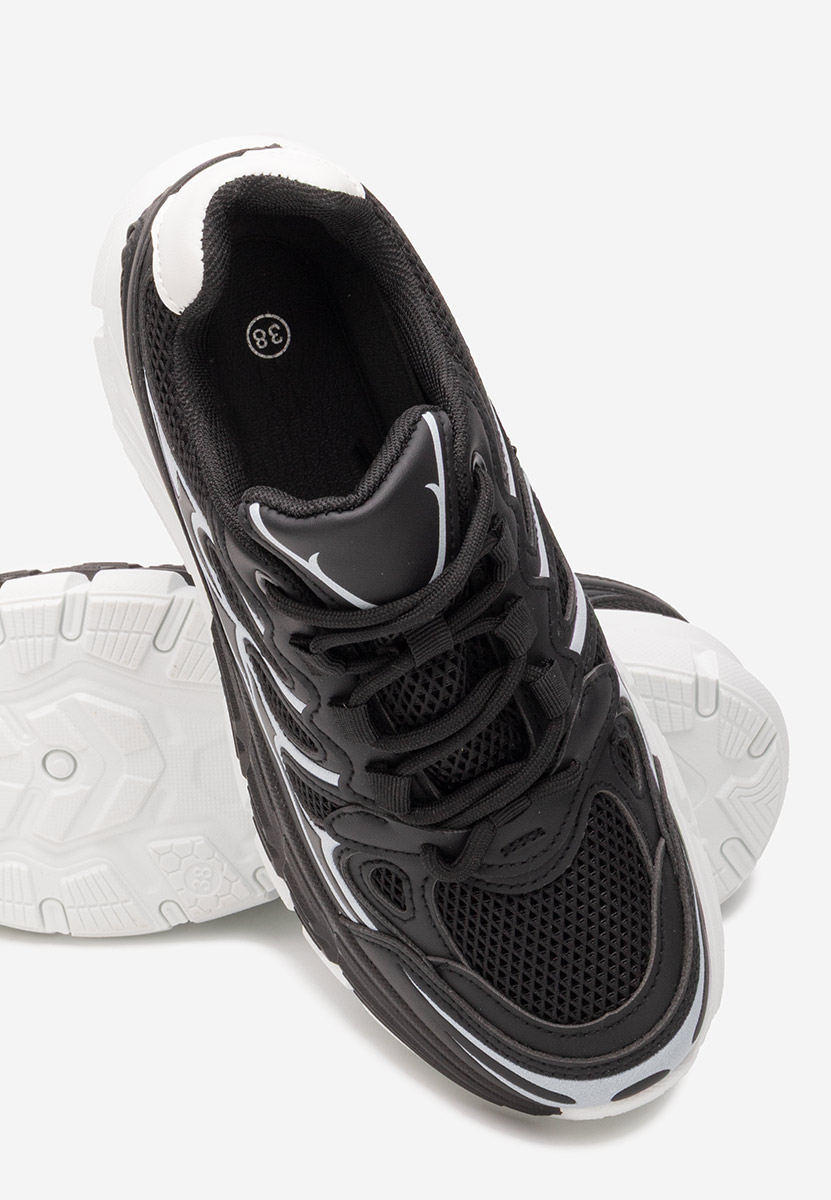 Sneakers con zeppa Amberly nero