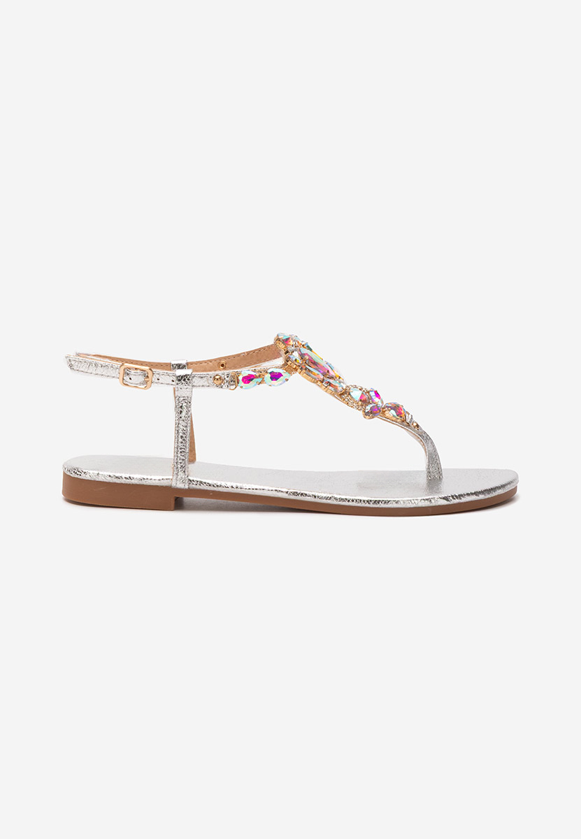 Sandali gioiello bassi Sandrea argento