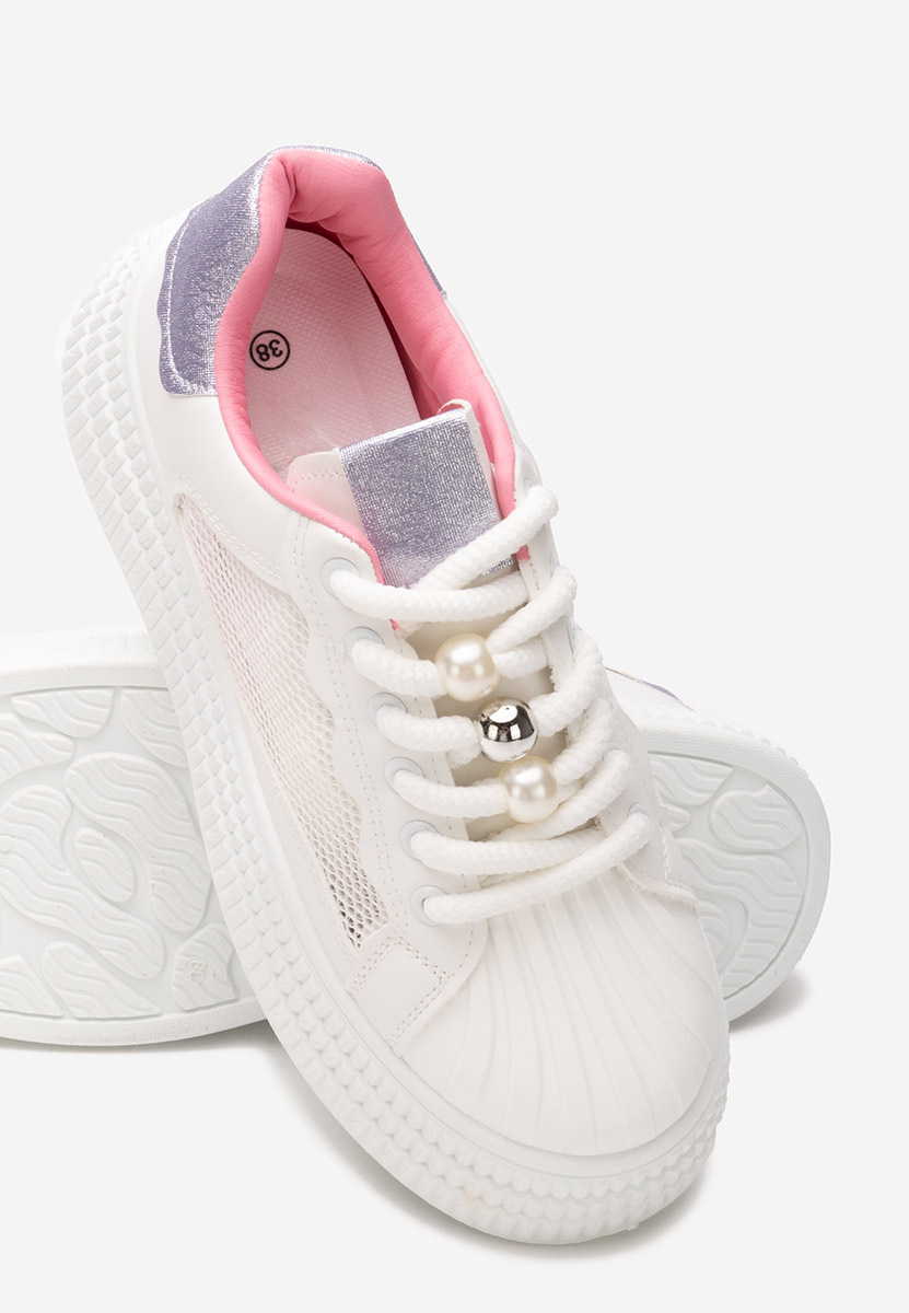Sneakers con plateau Particia V3 bianchi