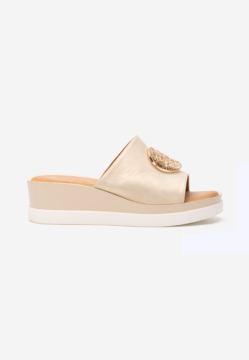 Ciabatte platform Kierra beige