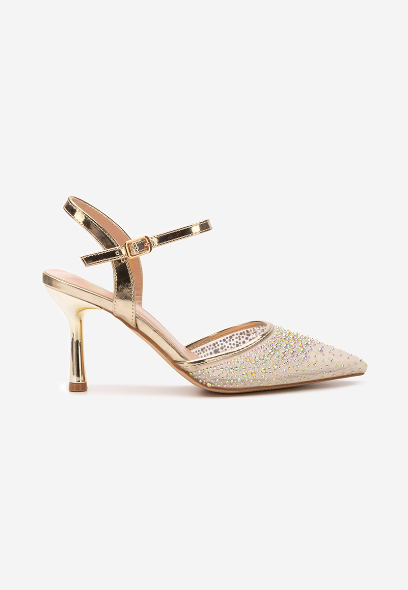 Décolleté tacco a spillo Valesia oro