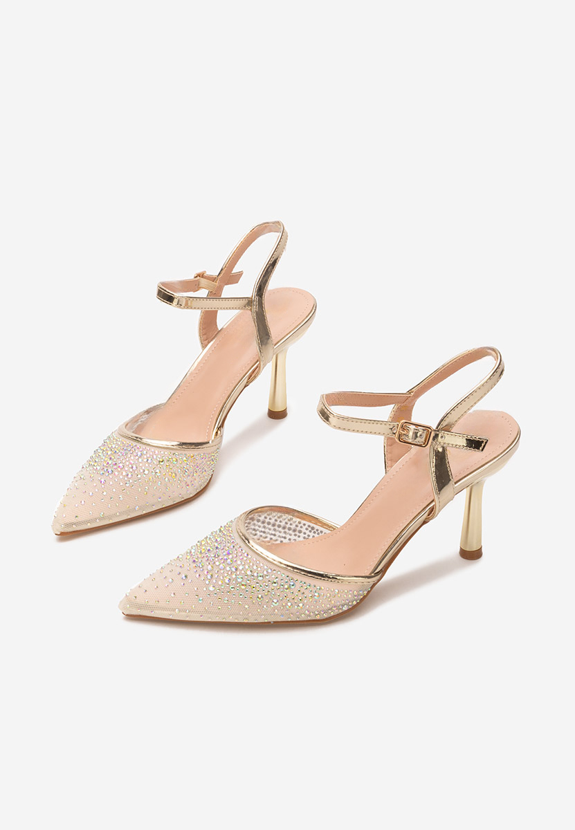 Décolleté tacco a spillo Valesia oro