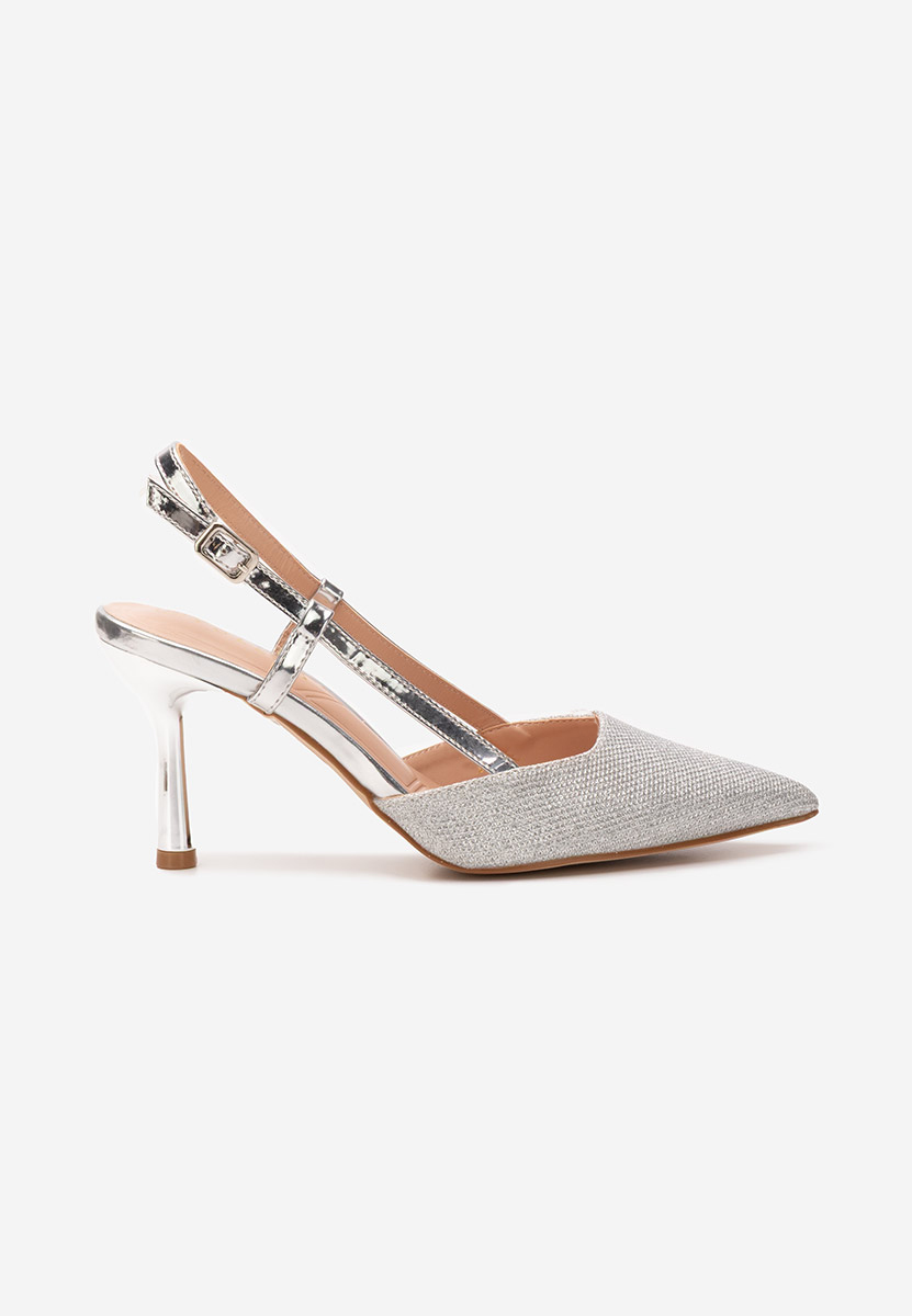 Décolleté Slingback Frezia argento