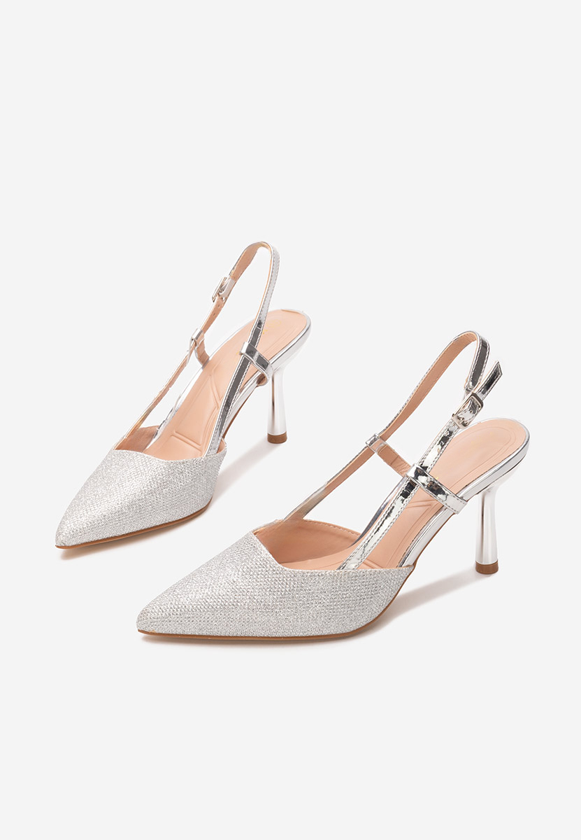 Décolleté Slingback Frezia argento