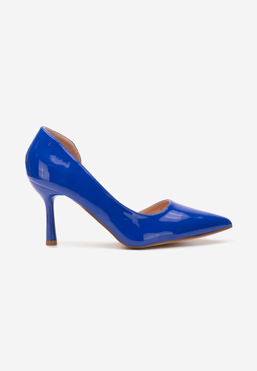 Décolleté tacco a spillo Rannya blu