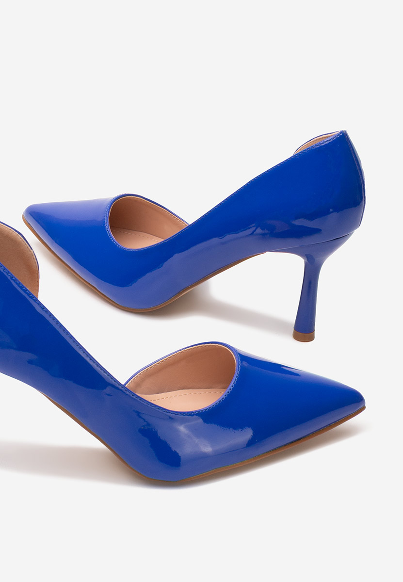 Décolleté tacco a spillo Rannya blu