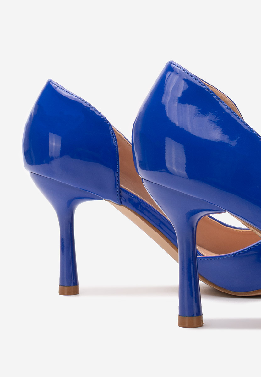 Décolleté tacco a spillo Rannya blu
