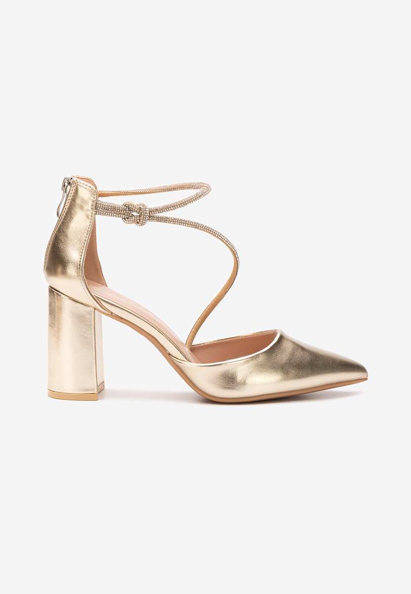 Scarpe con tacco largo Analy oro