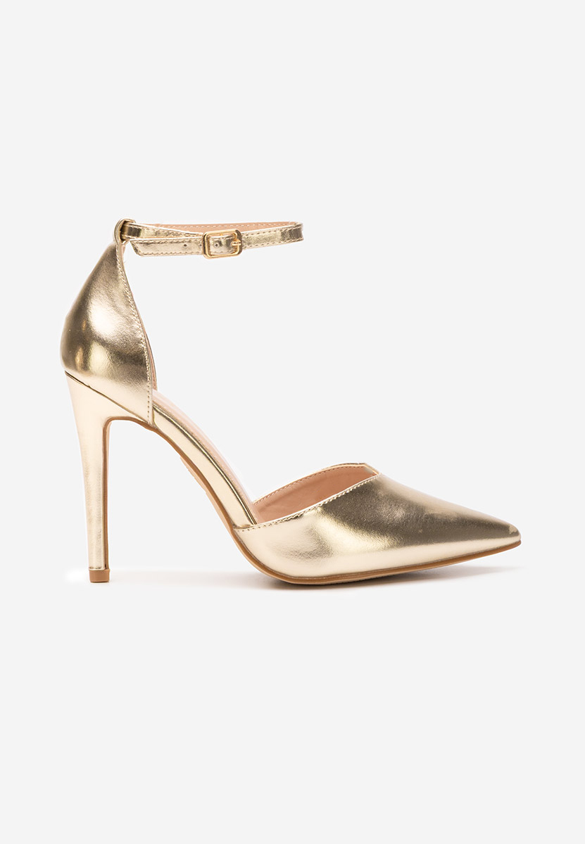 Décolleté tacco a spillo Jalisa oro