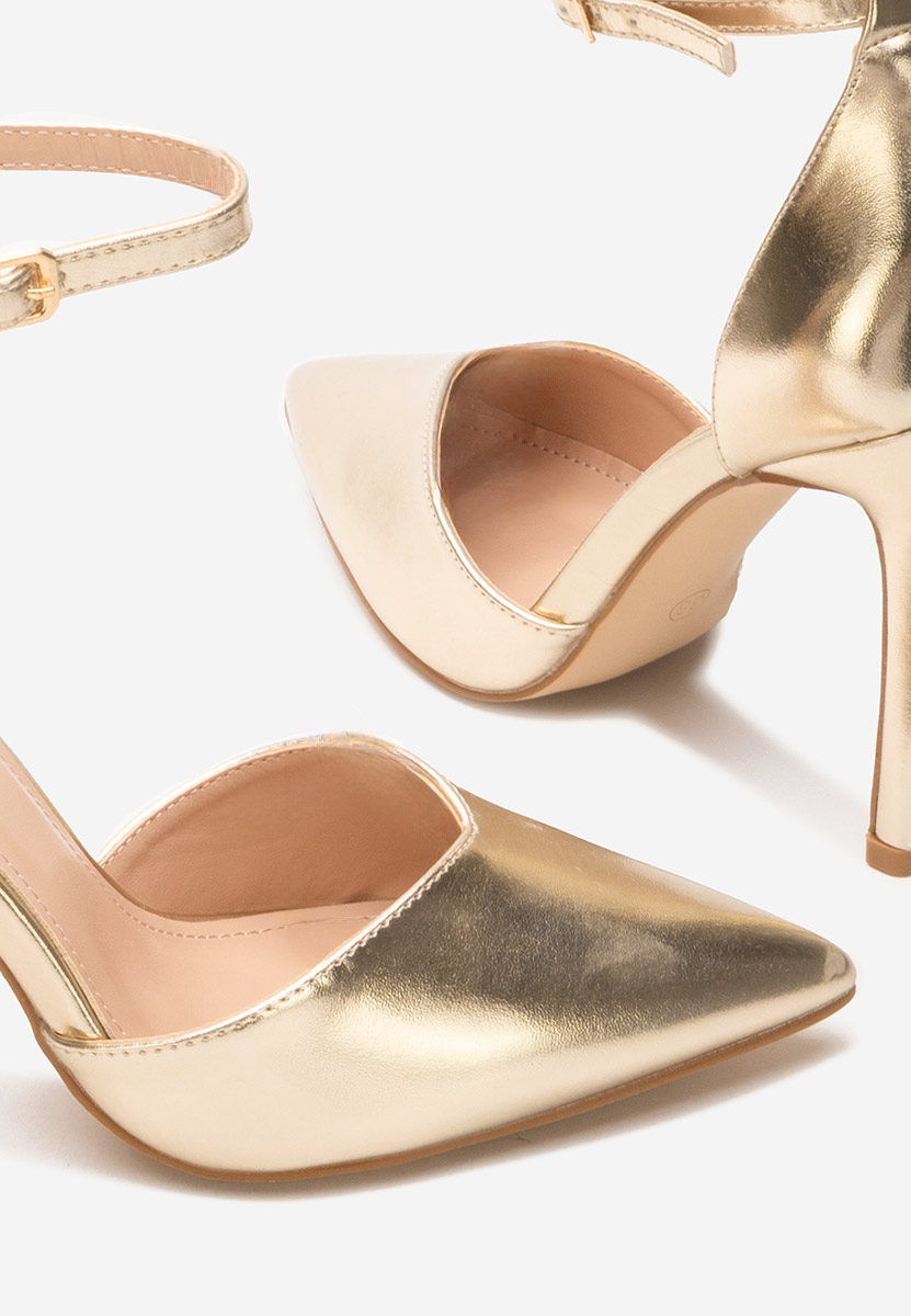Décolleté tacco a spillo Jalisa oro