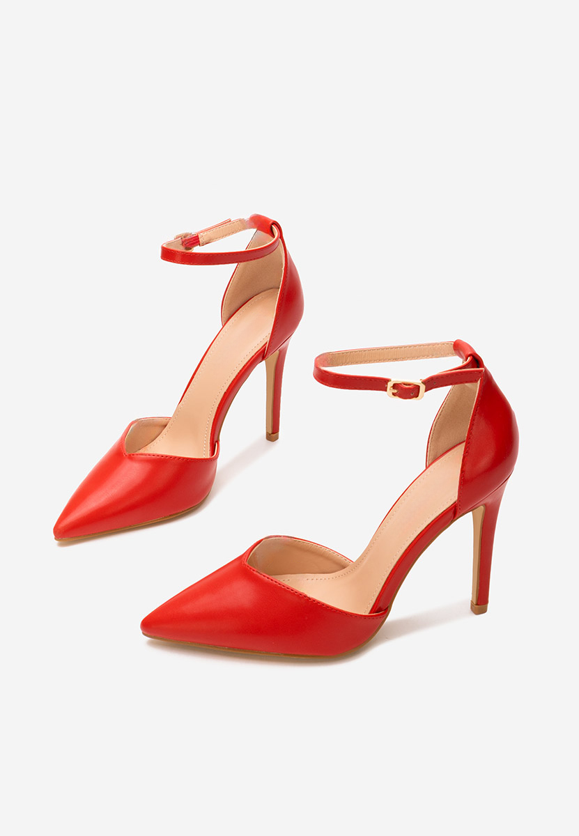 Décolleté tacco a spillo Jalisa rosso