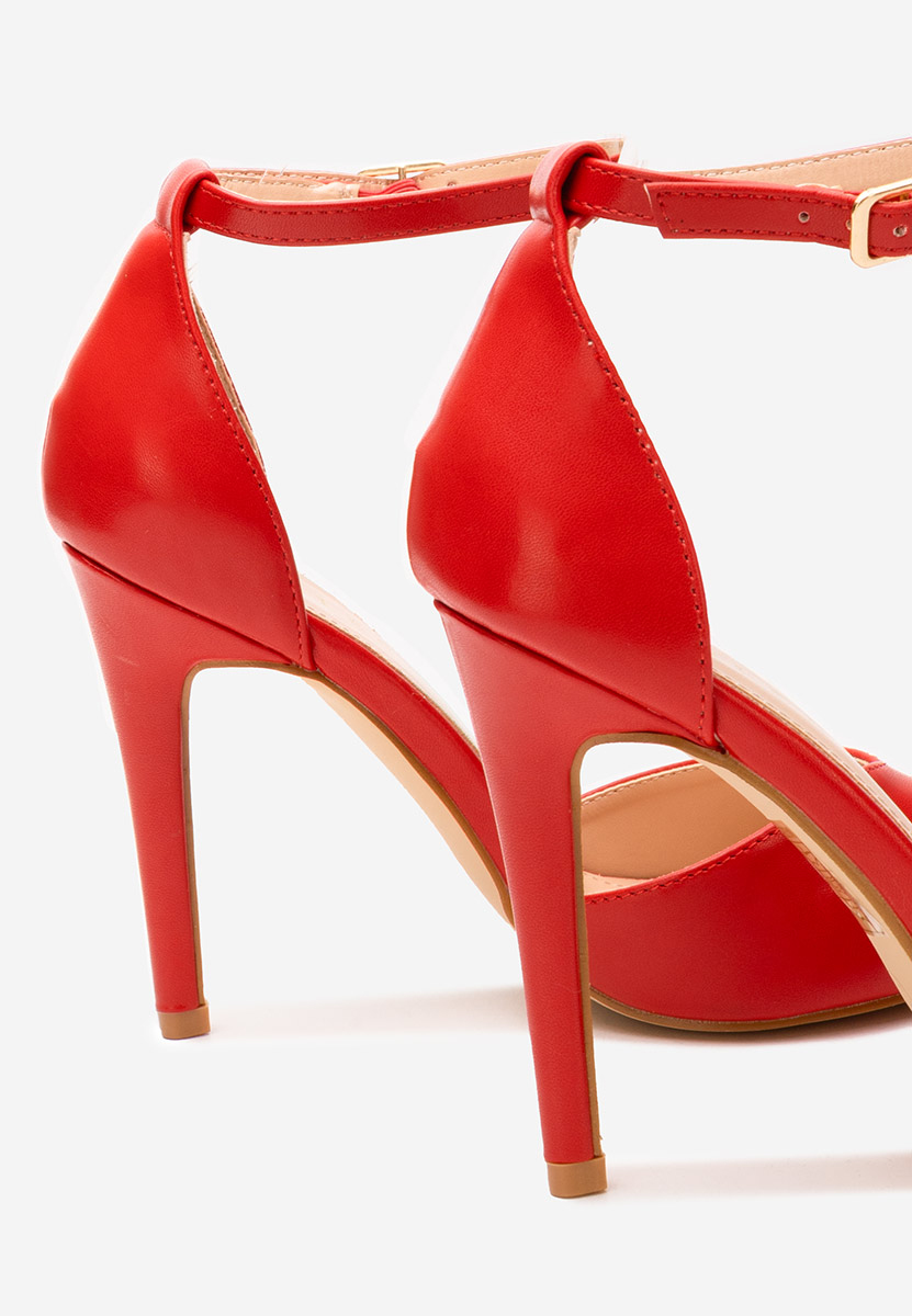 Décolleté tacco a spillo Jalisa rosso