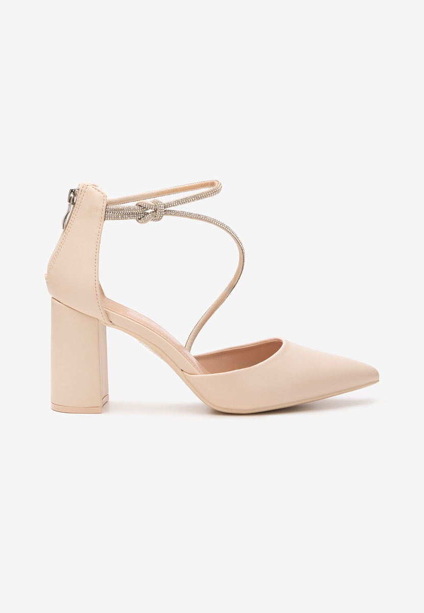Scarpe con tacco largo Analy beige