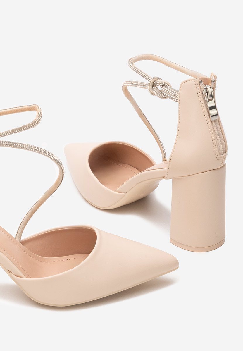 Scarpe con tacco largo Analy beige