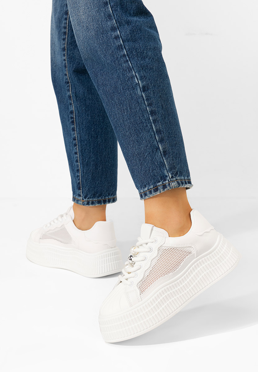 Sneakers con plateau Particia bianchi