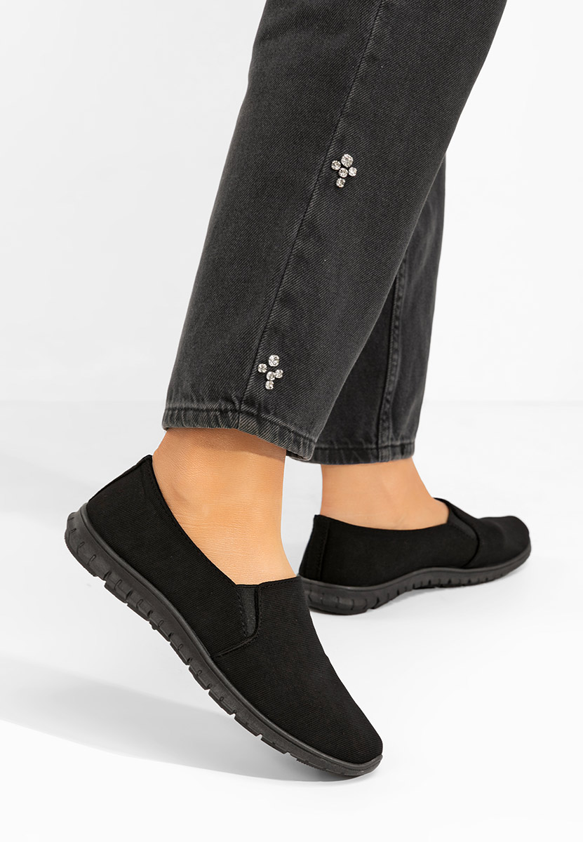 Scarpe da ginnastic Slip-On Gretia nero