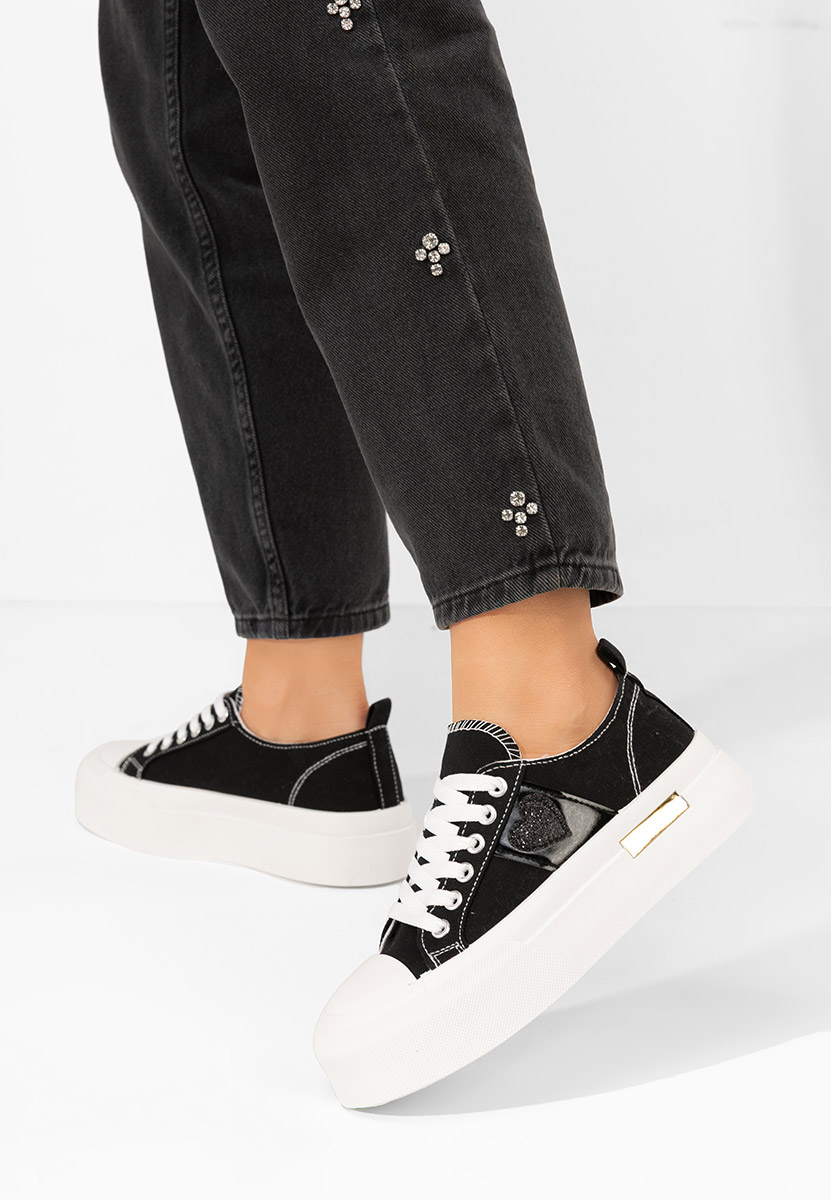 Sneakers con plateau Anasty nero