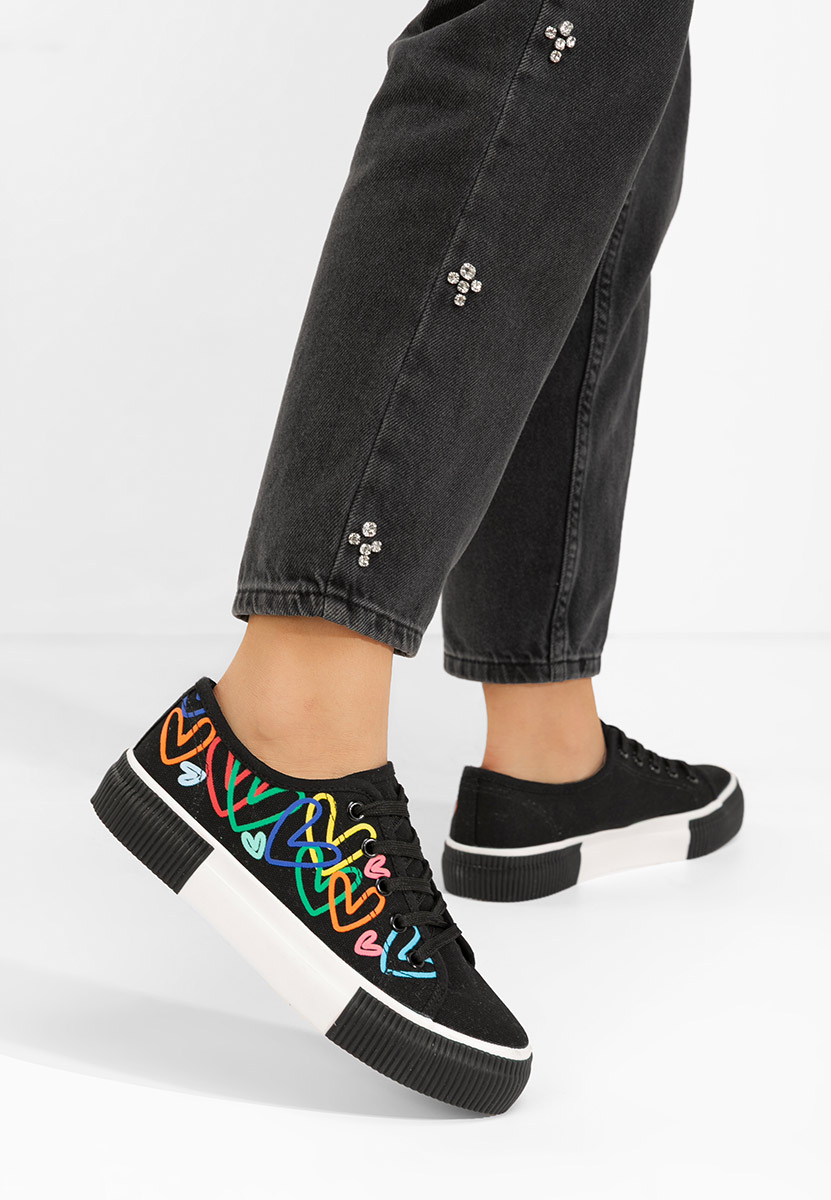 Scarpe da ginnastica donna Milanna V3 nero