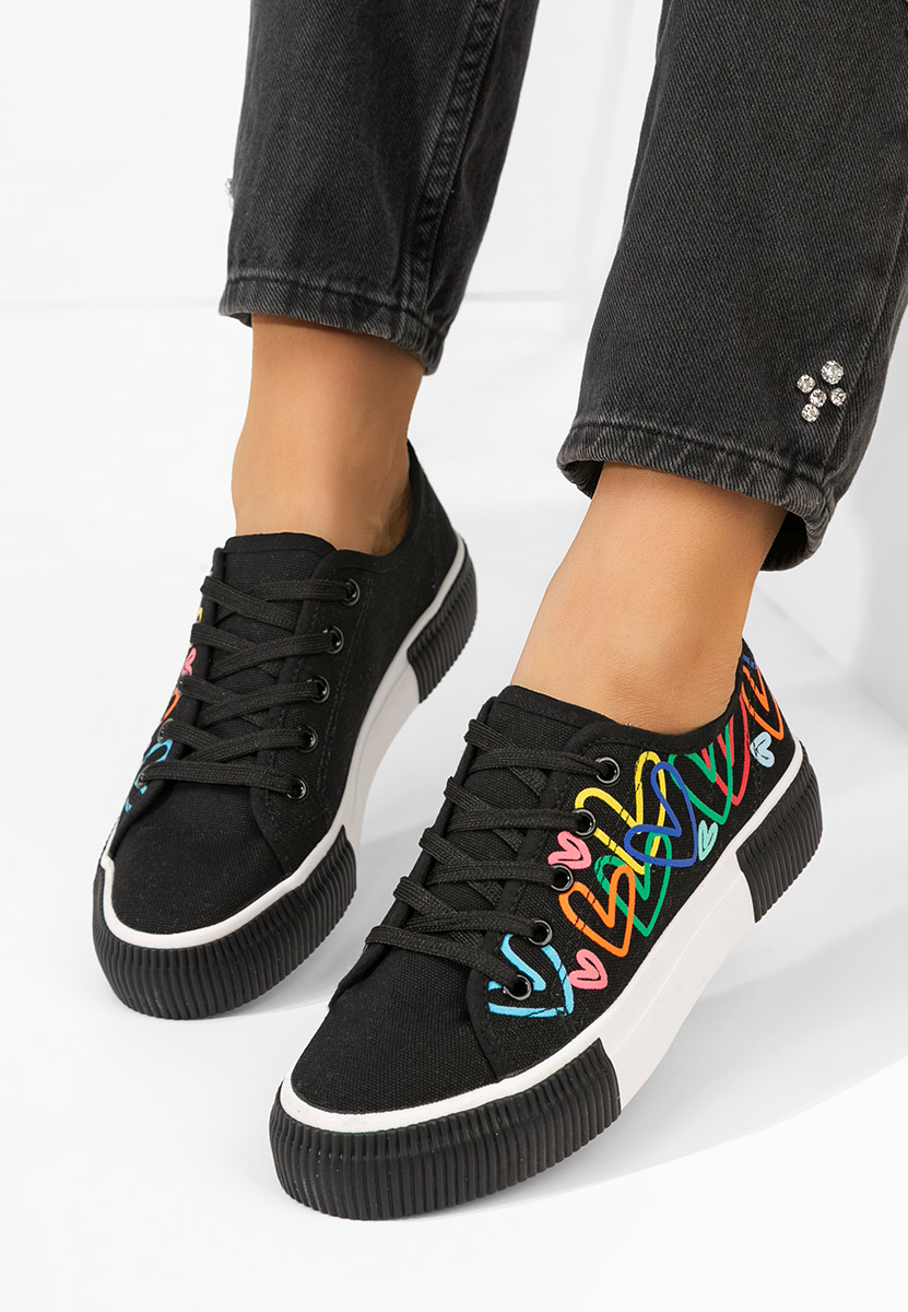Scarpe da ginnastica donna Milanna V3 nero