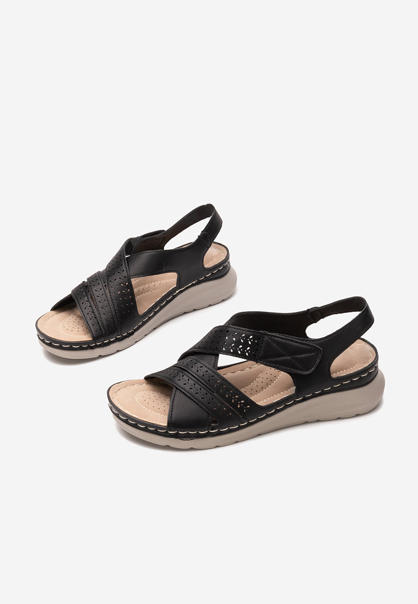 Sandali con plateau Gyovanna nero