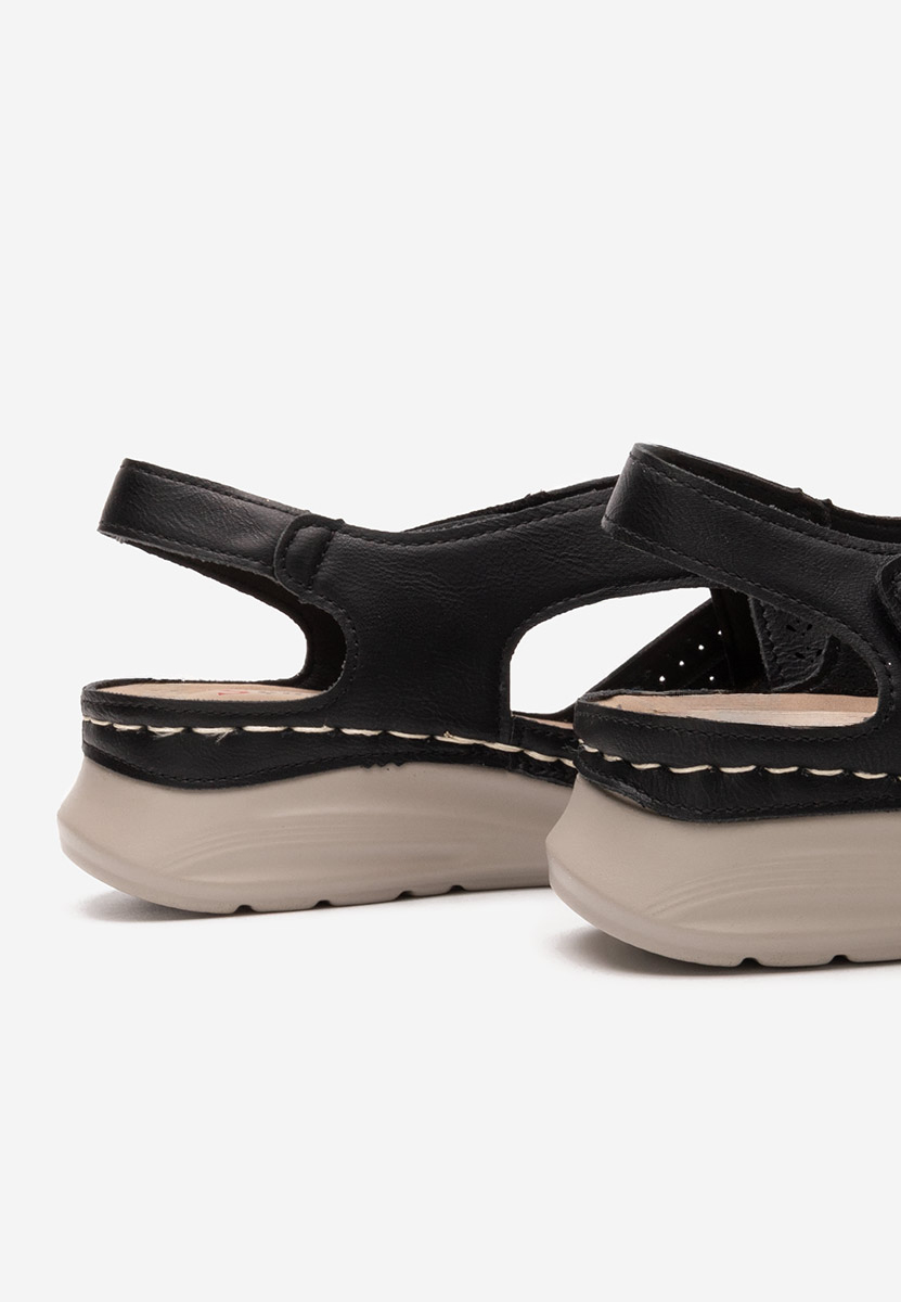 Sandali con plateau Gyovanna nero