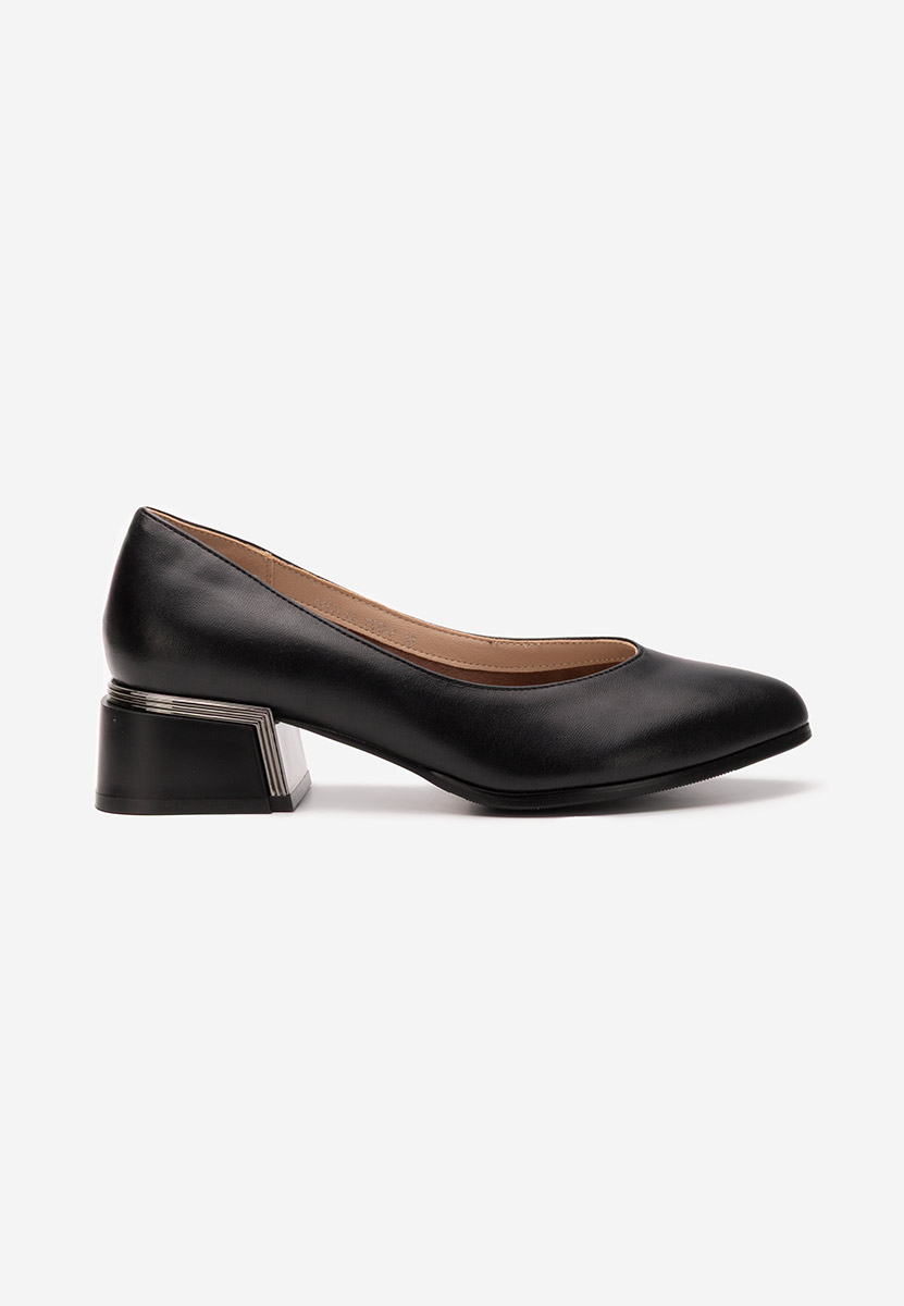 Décolleté tacco largo Meliciana nero