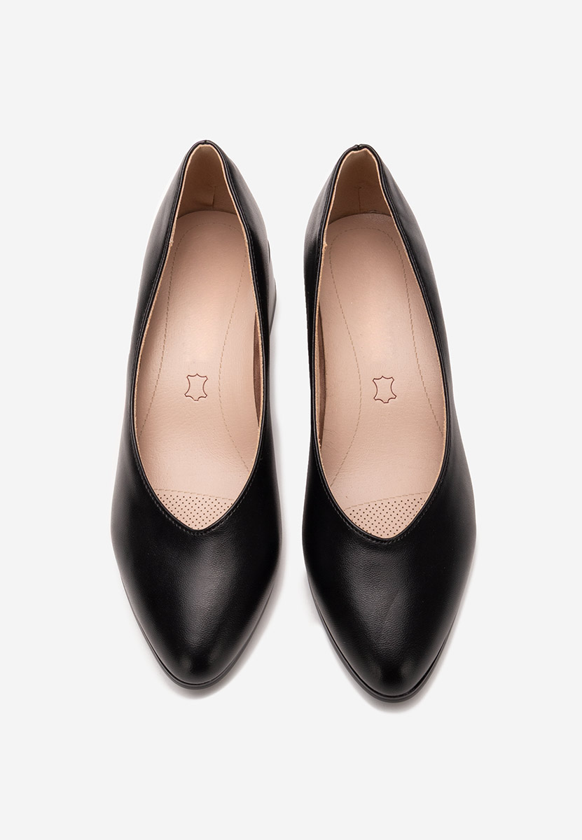 Décolleté tacco largo Meliciana nero