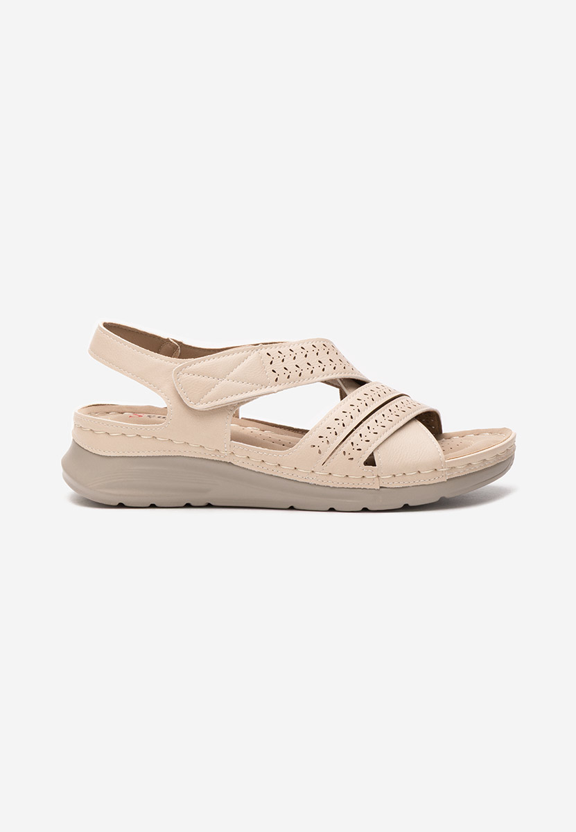 Sandali con plateau Gyovanna beige