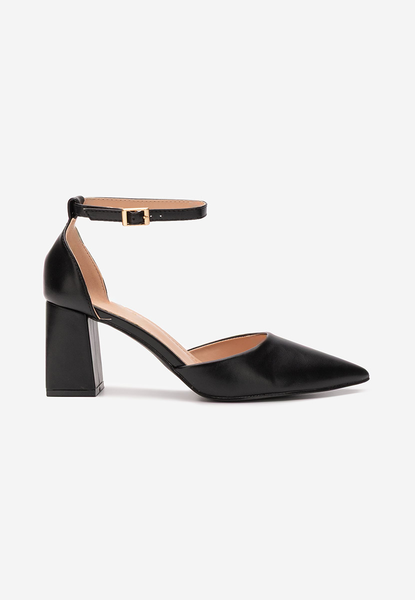 Décolleté tacco largo Nedelia nero