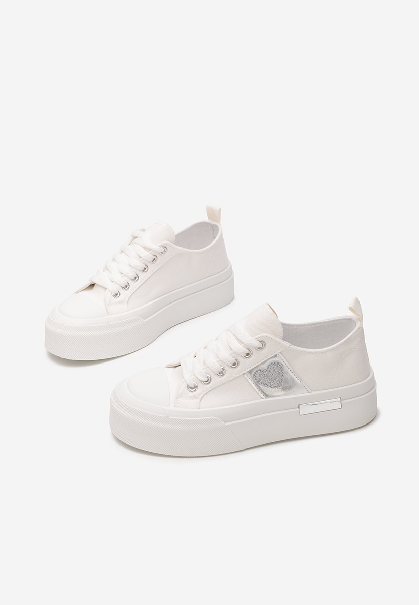 Sneakers con plateau Anasty bianchi