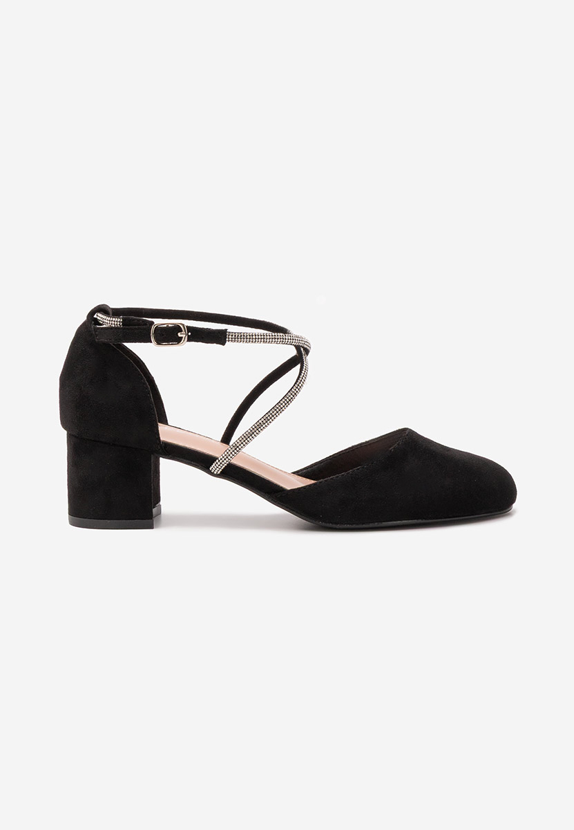 Décolleté tacco largo Wava nero