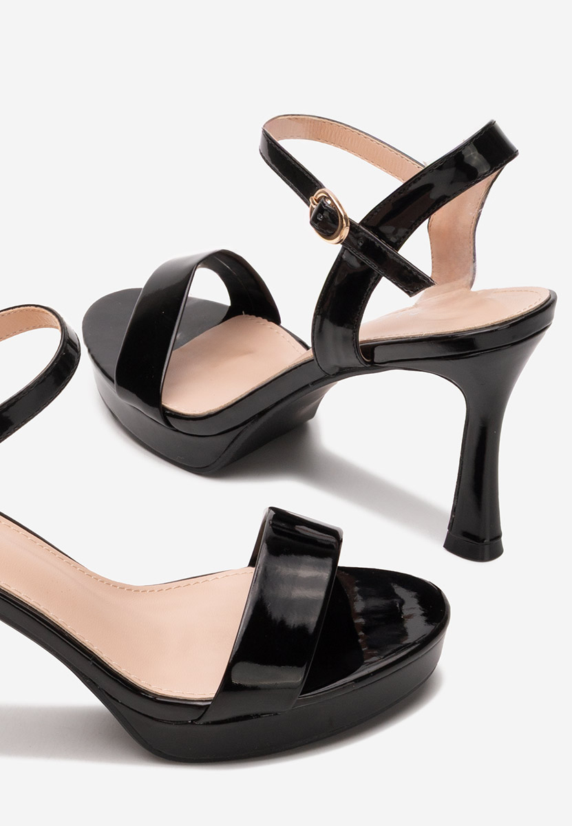 Sandali con tacco a spillo Medea nero