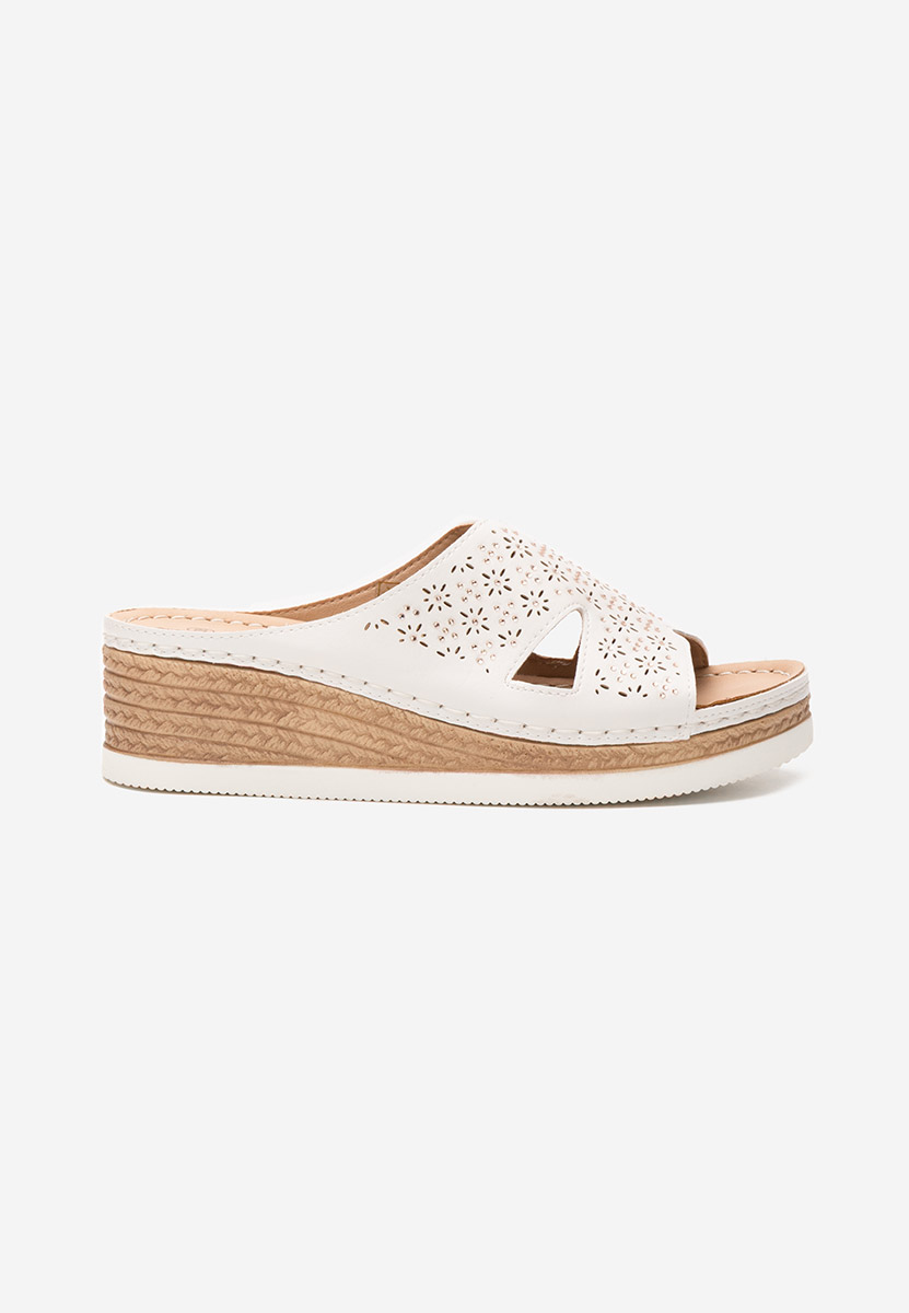 Ciabatte platform Soffia bianchi