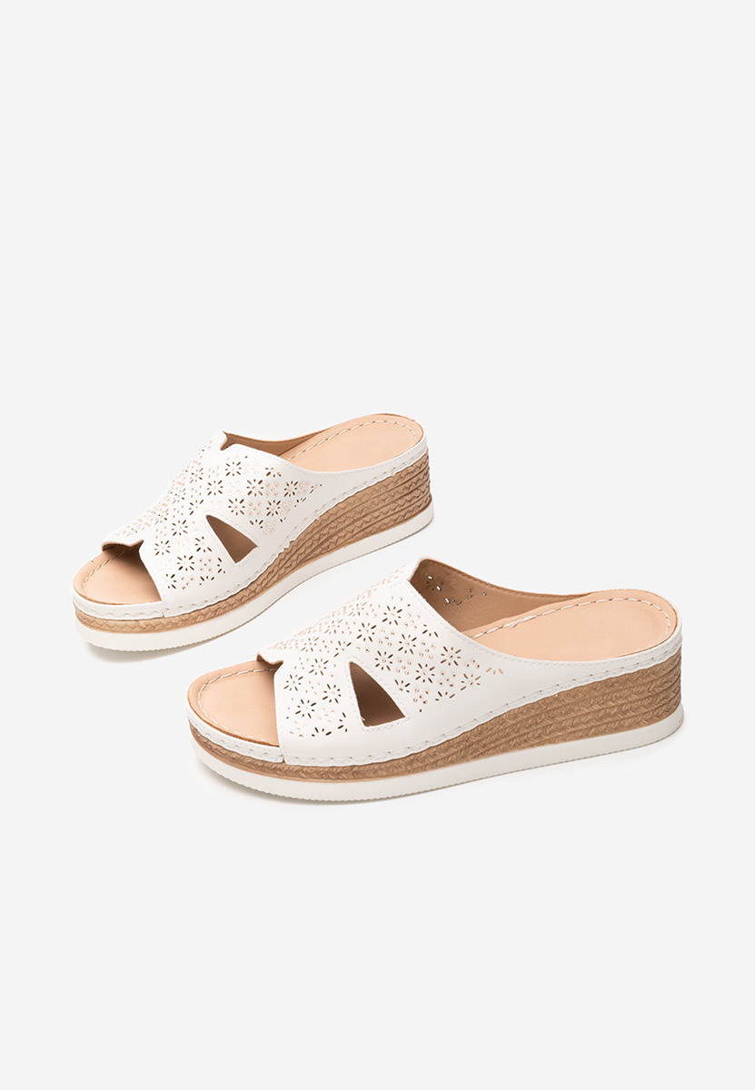Ciabatte platform Soffia bianchi