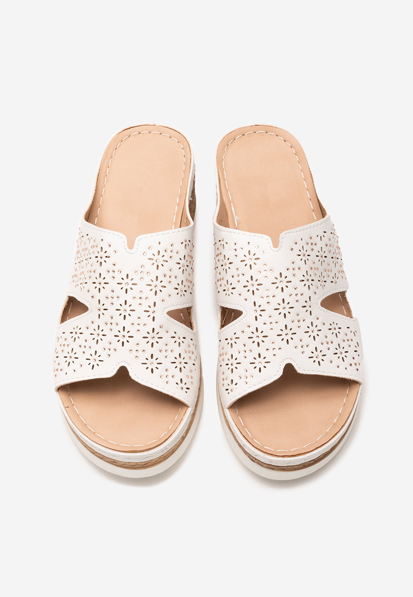 Ciabatte platform Soffia bianchi