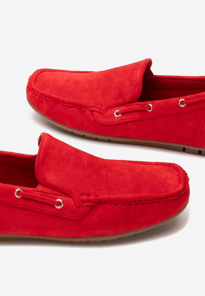 Mocassini da uomo Hyon rosso
