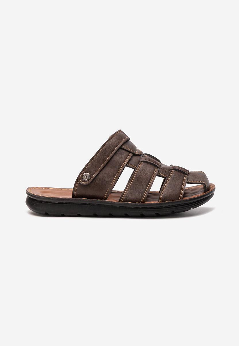 Pantofole da uomo Walter marrone