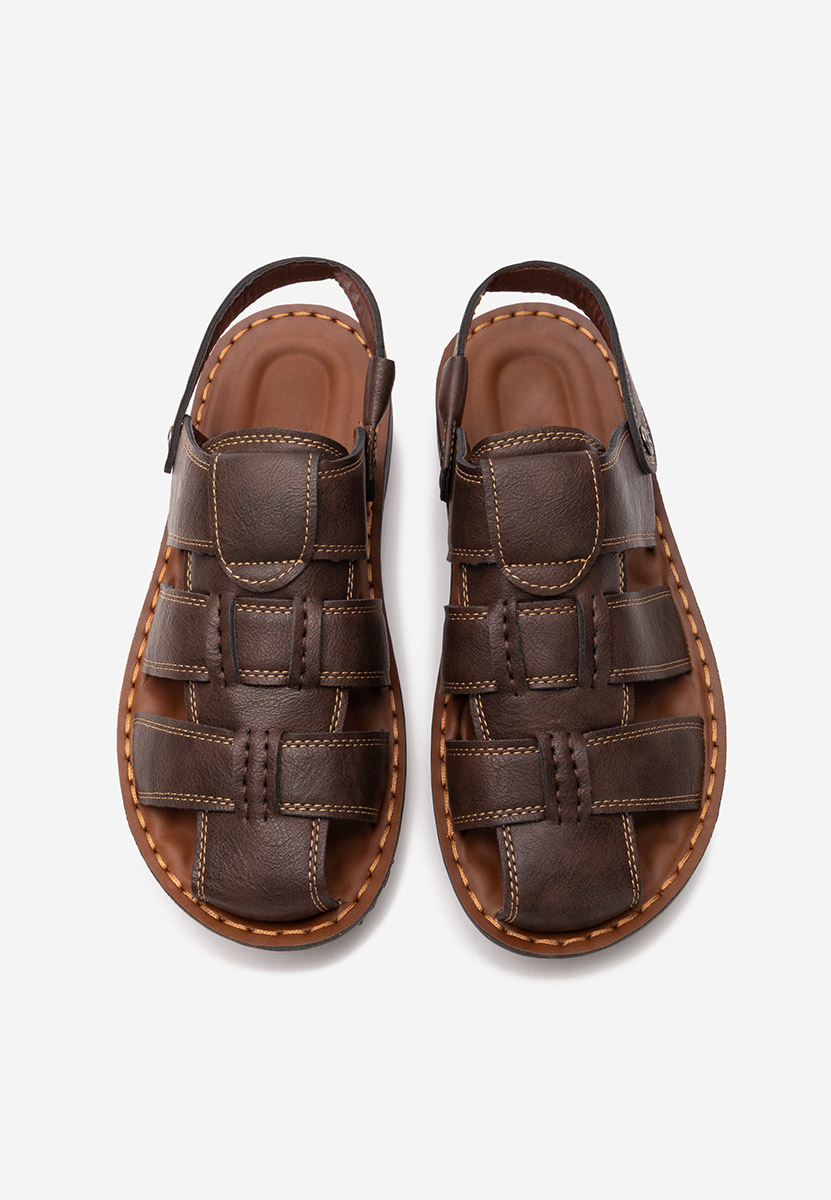 Pantofole da uomo Walter marrone